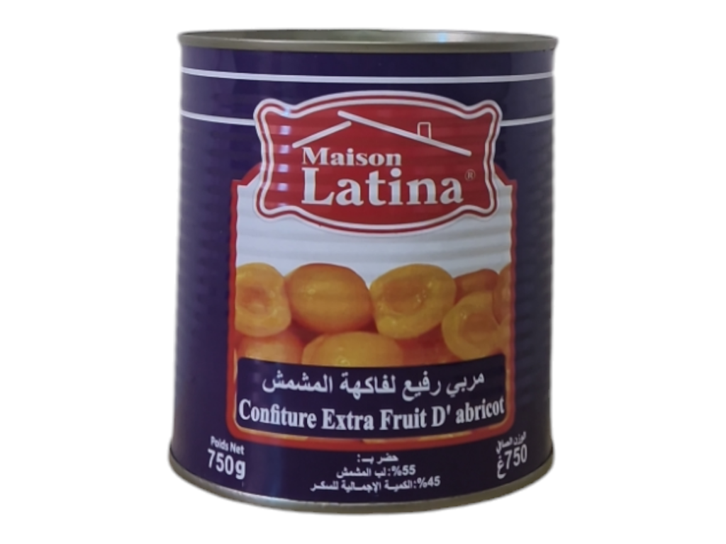 LATINA confiture d'abricots 750g