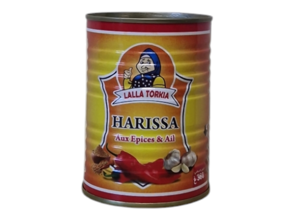 LALA TORKIA harissa aux épices & ail 360g