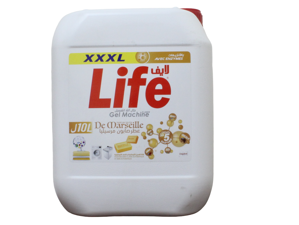 LIFE gel machine savon de marseille  10l
