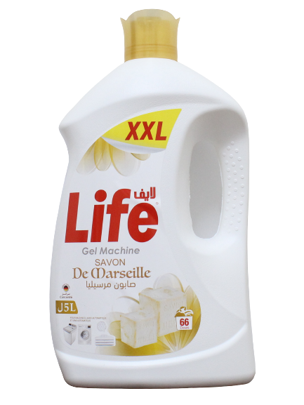 LIFE gel machine savon de marseille 4.5l