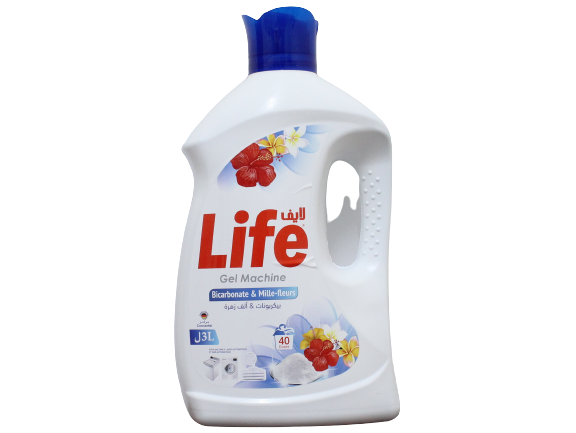LIFE gel machine bicarbonate & mille fleurs 3 l