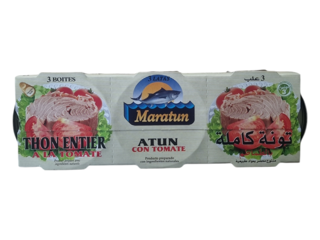 MARATUN  thon a  la tomate  65g*3