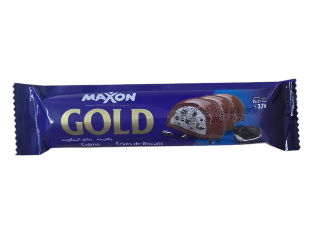 MAXON gold bar fourré éclats biscuit