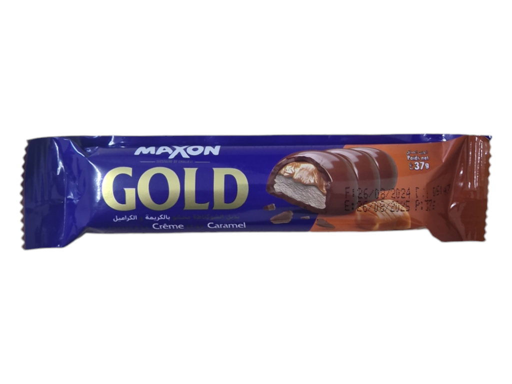 MAXON gold bar fourré caramel