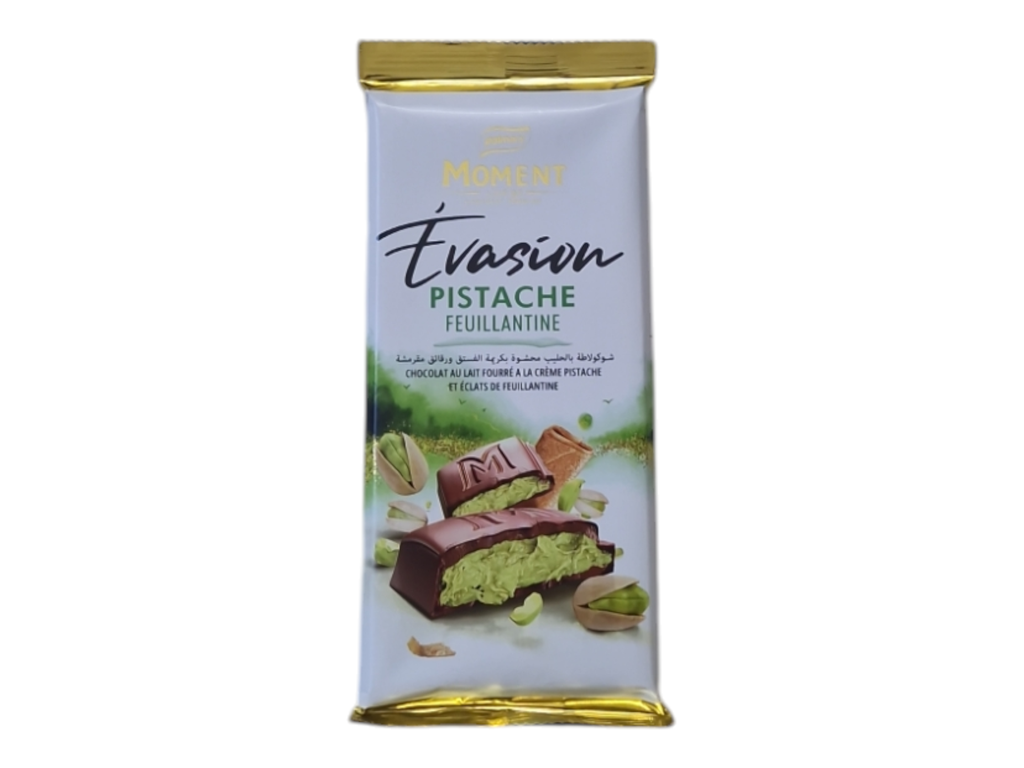 MOMENT evasion pistache chocolat 95g