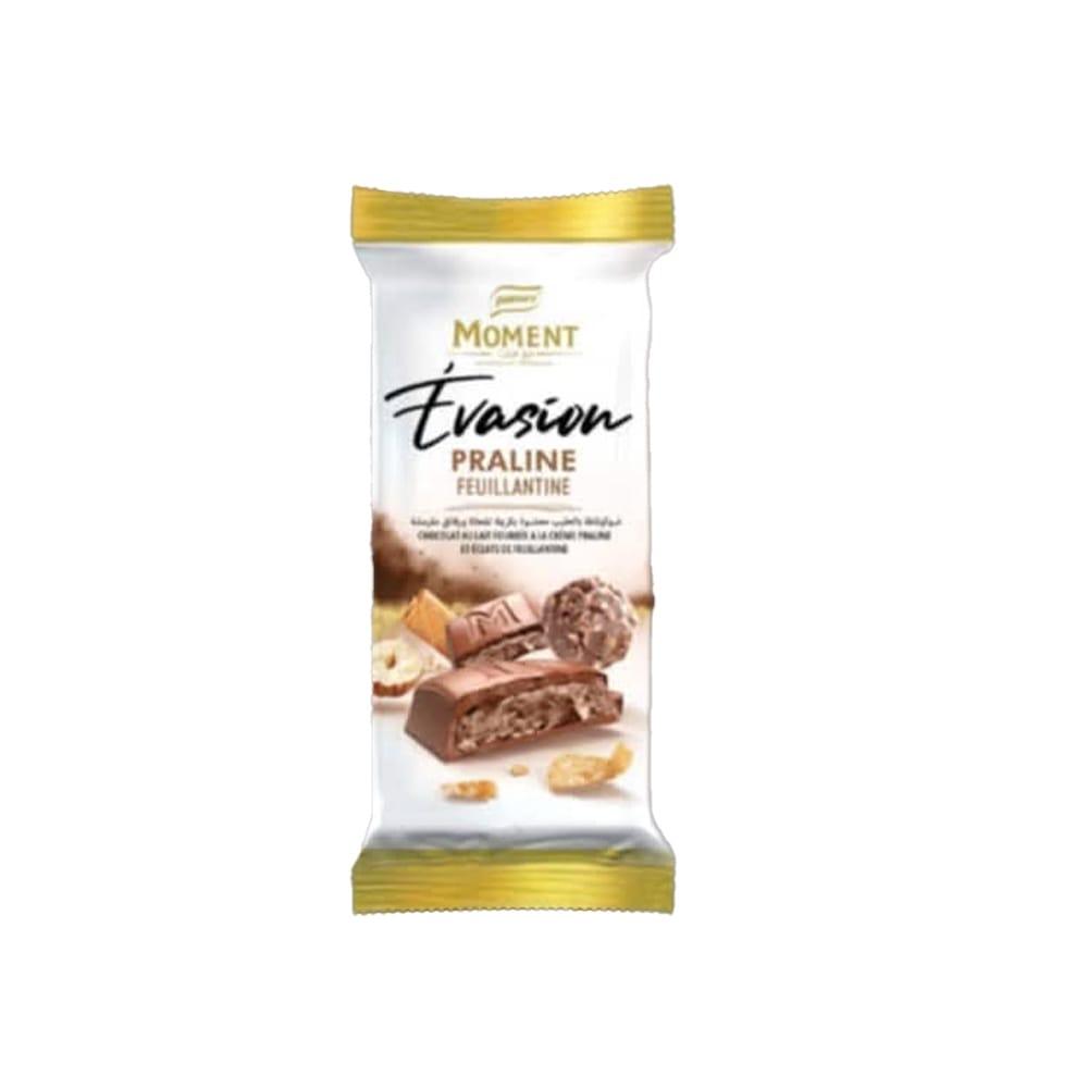 MOMENT evasion praline chocolat 95g