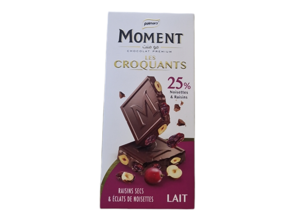 MOMENT chocolat  145g 25% raisin