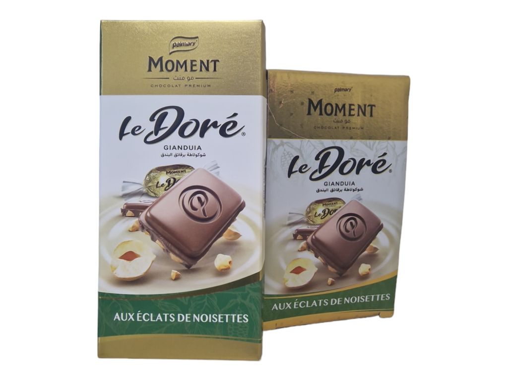 MOMENT le dore aux éclats de noisette 90g