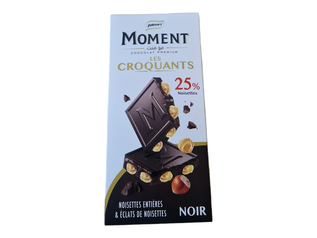 MOMENT chocolat noir 145g 25% noisette