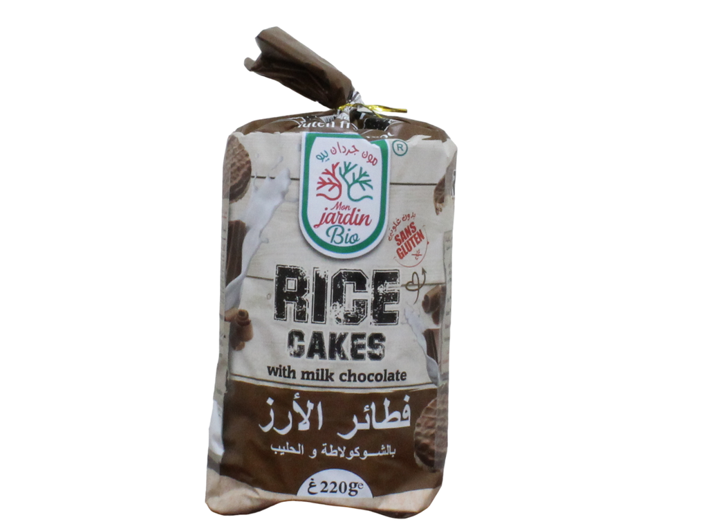 MON JARDIN cakes ric couvert de chocolat 220g