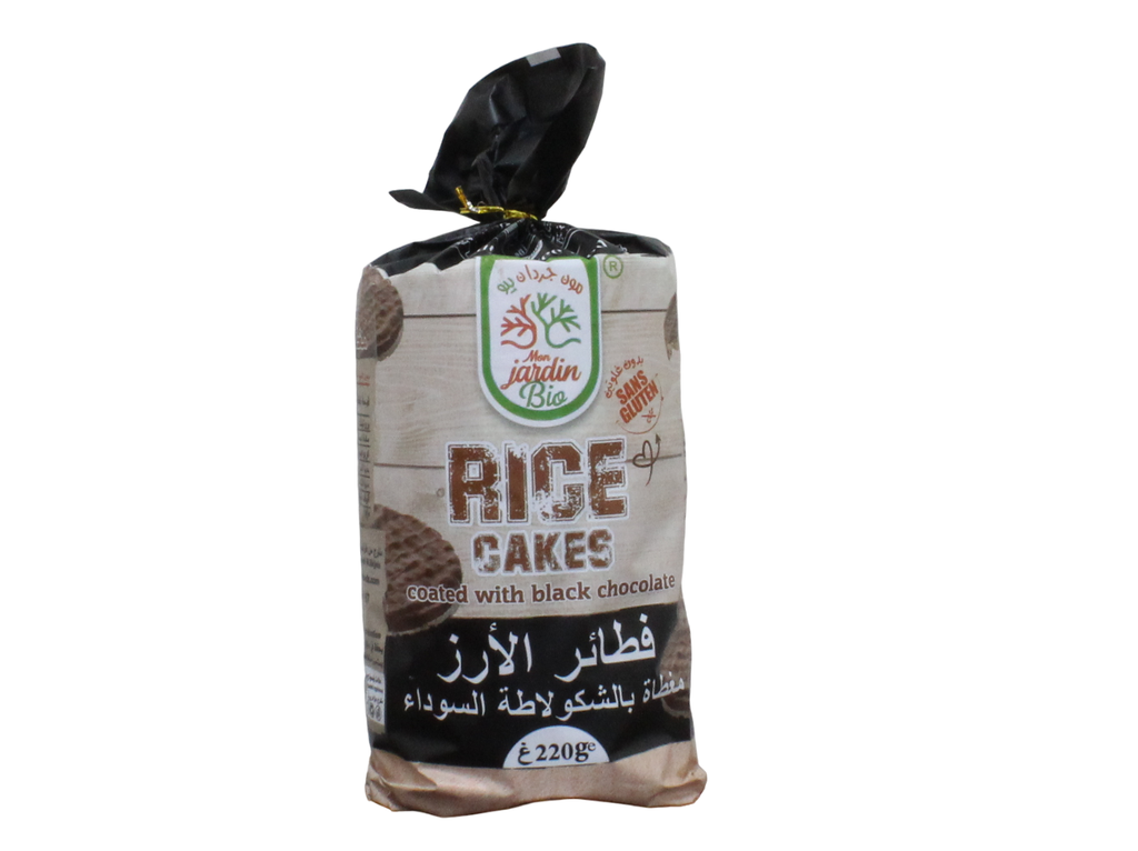 MON JARDIN cakes rice covert chocolat noir 220g