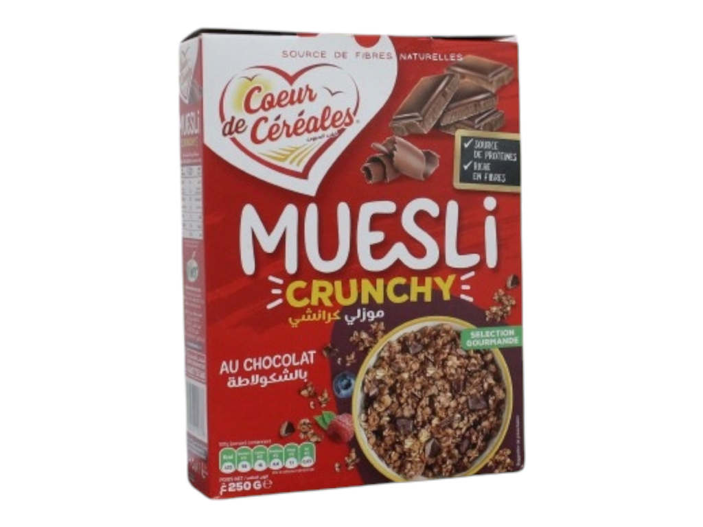 MUESLI cœur de céréales au chocolat  250g