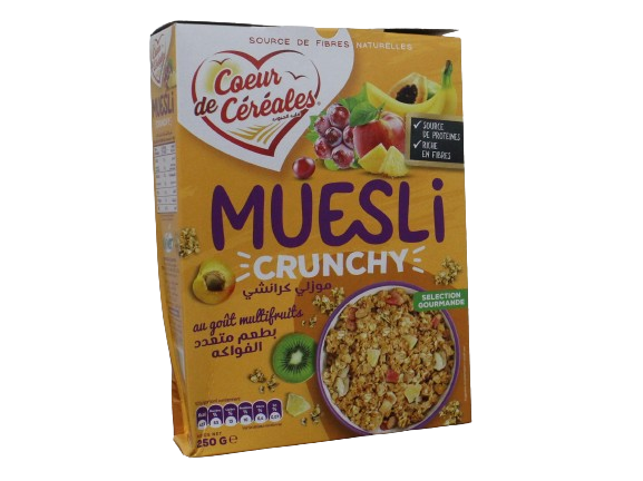 MUESLI cœur de céréales multifruits  250g