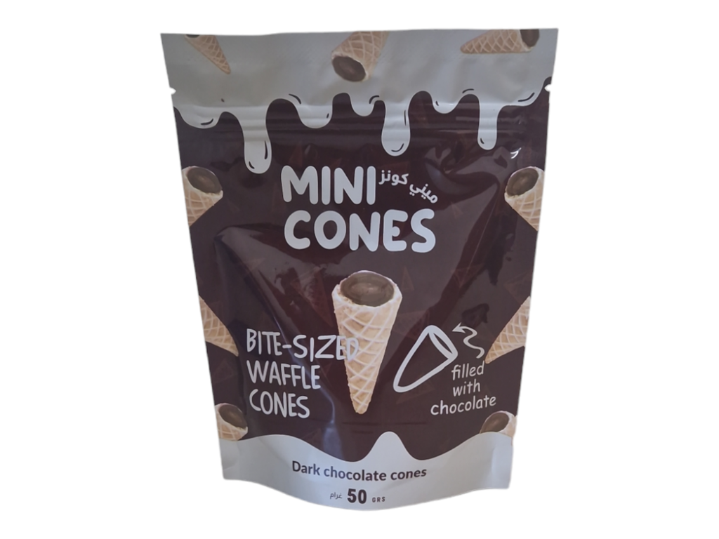MINI Cones noir corni 50grs