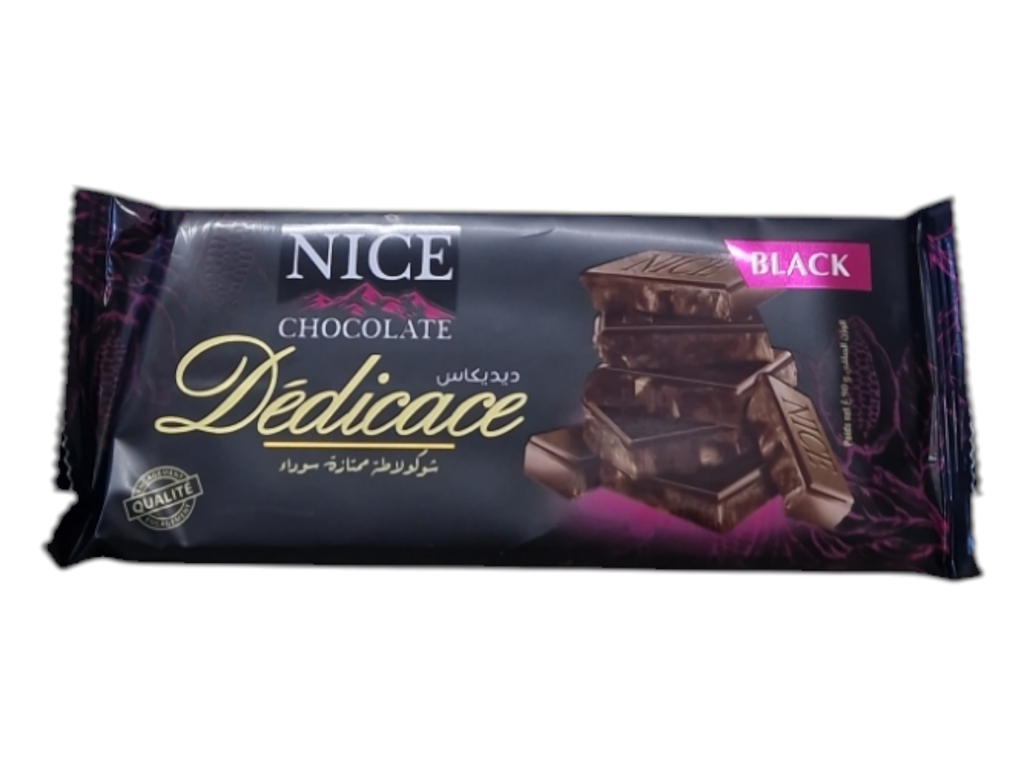 NICE dédicace chocolat noir 90grs