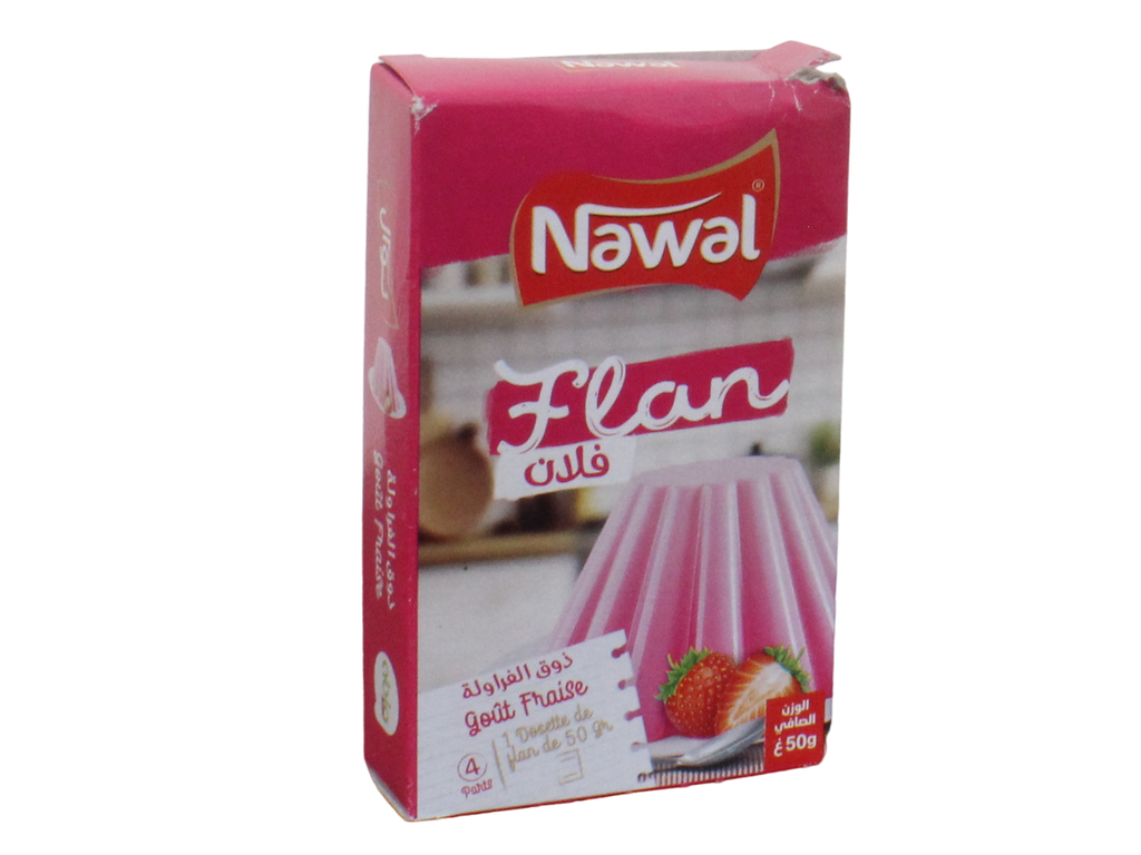 NAWAL flan fraise 50g