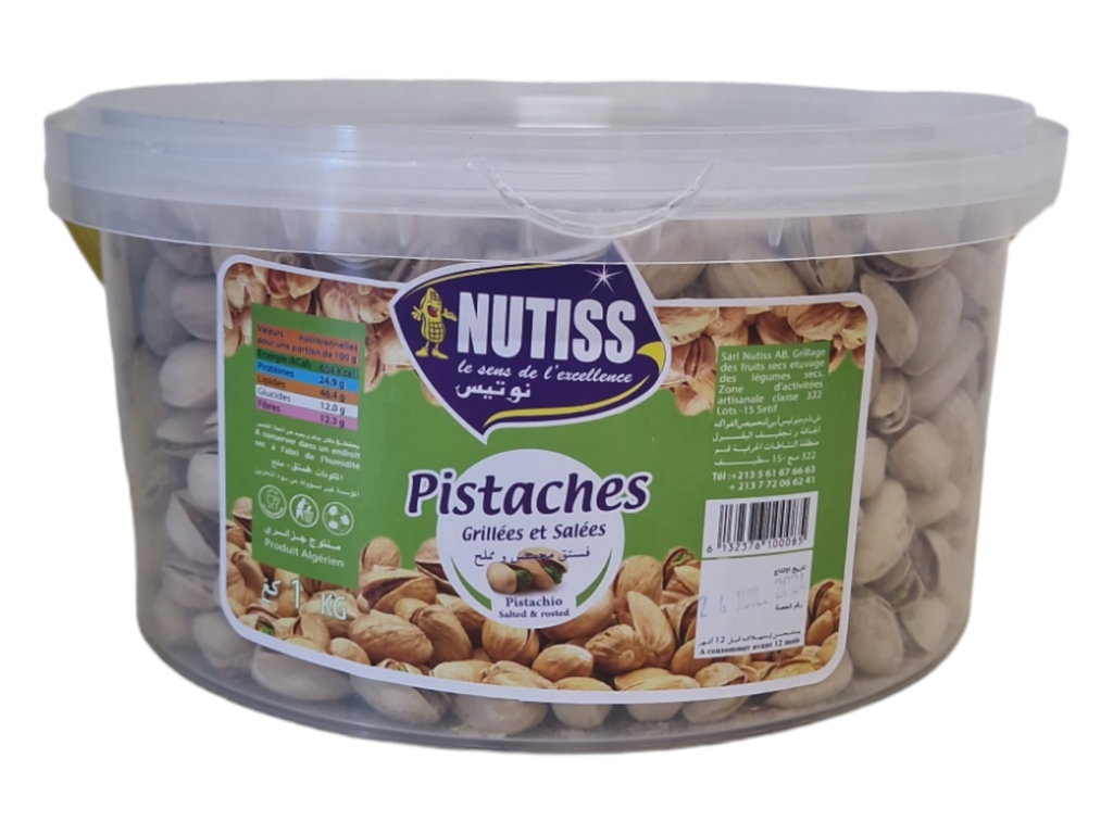 NUTISS pistache grillées et salées 1kg