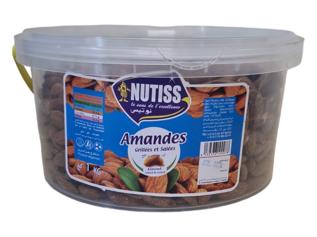 NUTISS amande grillées et salées 1kg