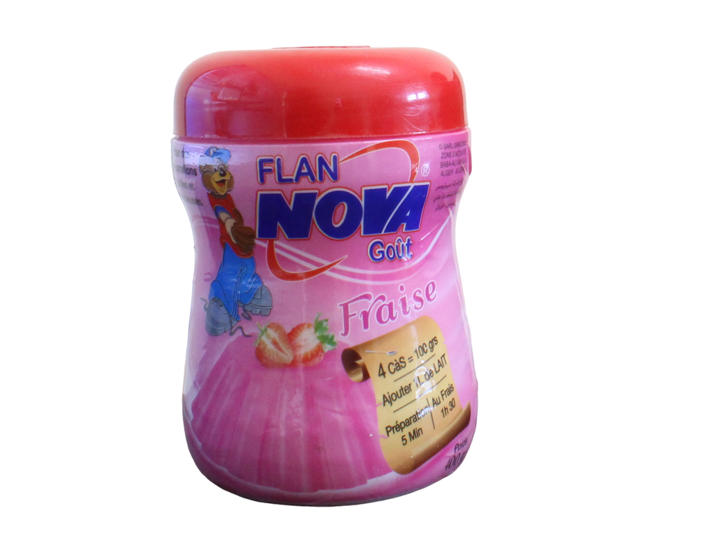 NOVA flan fraise 400g