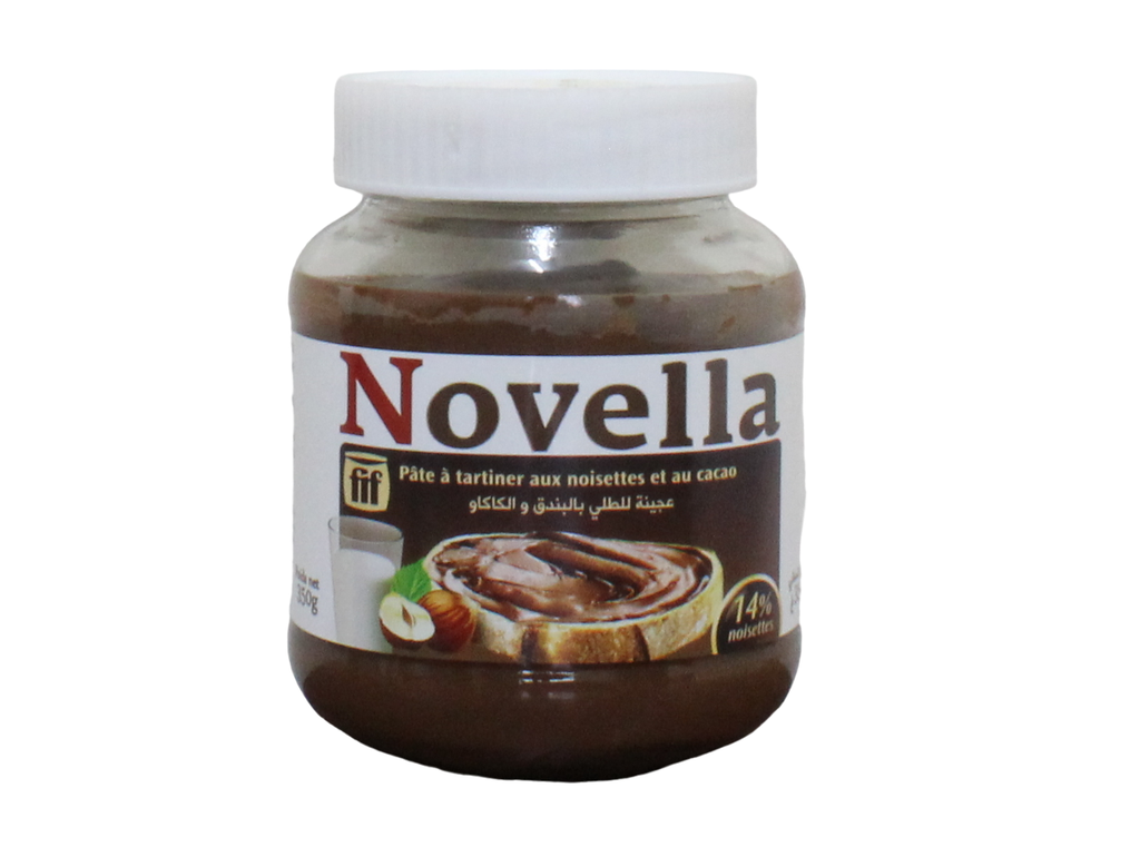 NOVELLA pate a tartiner aux noisettes et au cacao 350g