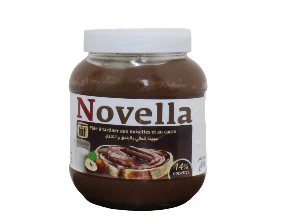 NOVELLA pate a tartiner aux noisettes et au cacao 750g