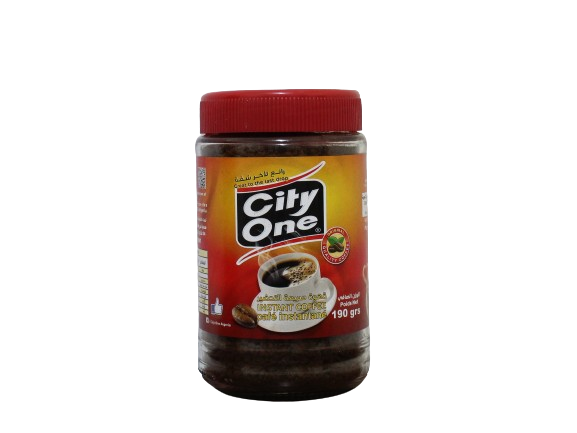 CAFE instantané  city one g.m 190g