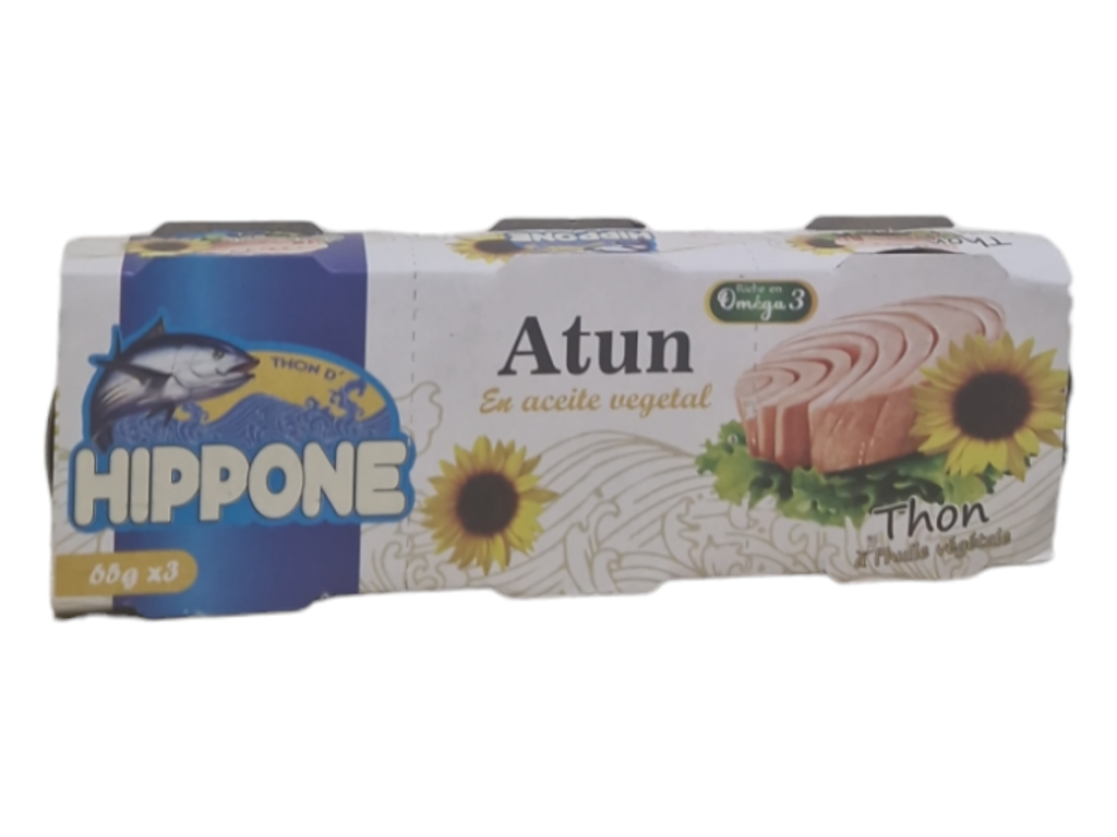 HIPPONE thon à l'huile végétale 65g