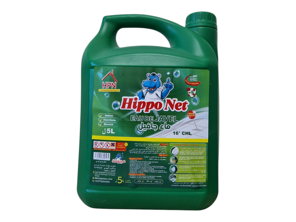 HIPPONET eau de javel 5l