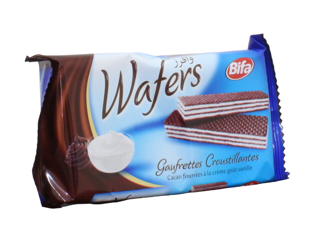 WAFERS gaufrette cacao gout vanille 140grs