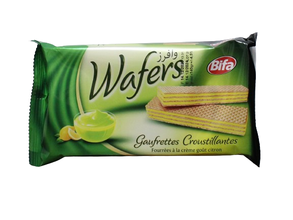 WAFERS gaufrette citron 140grs