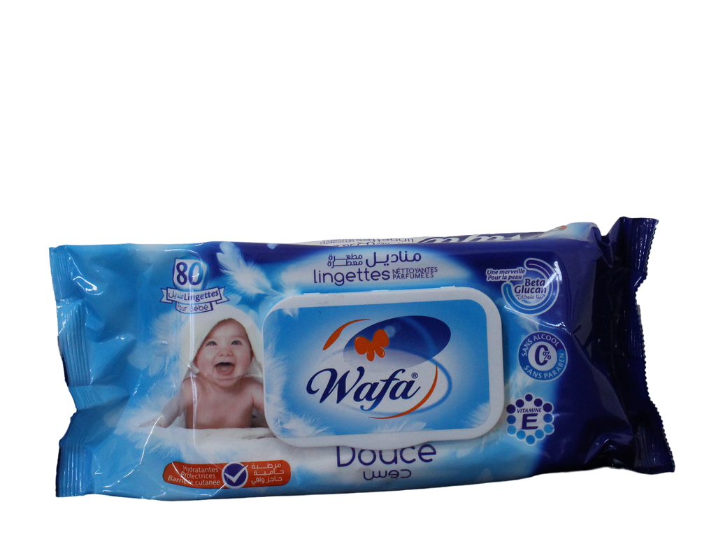 WAFA lingettes  bebe  bleu