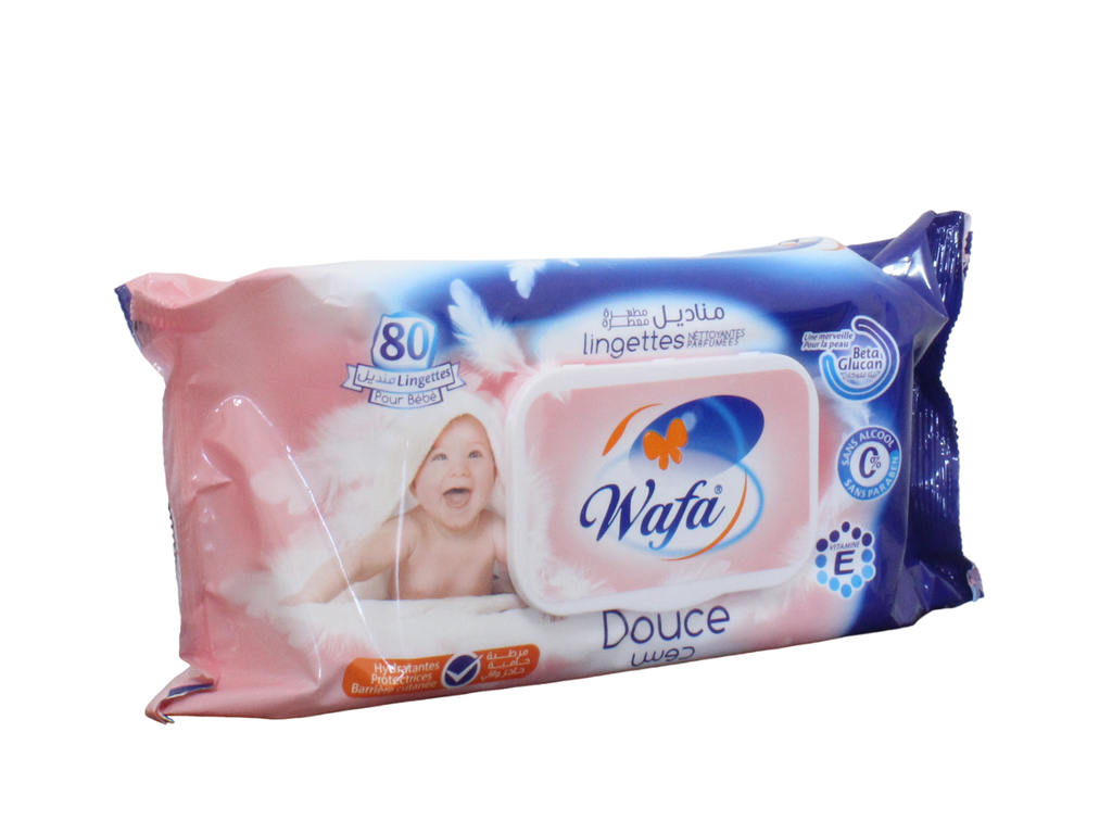 WAFA lingettes  bebe rose