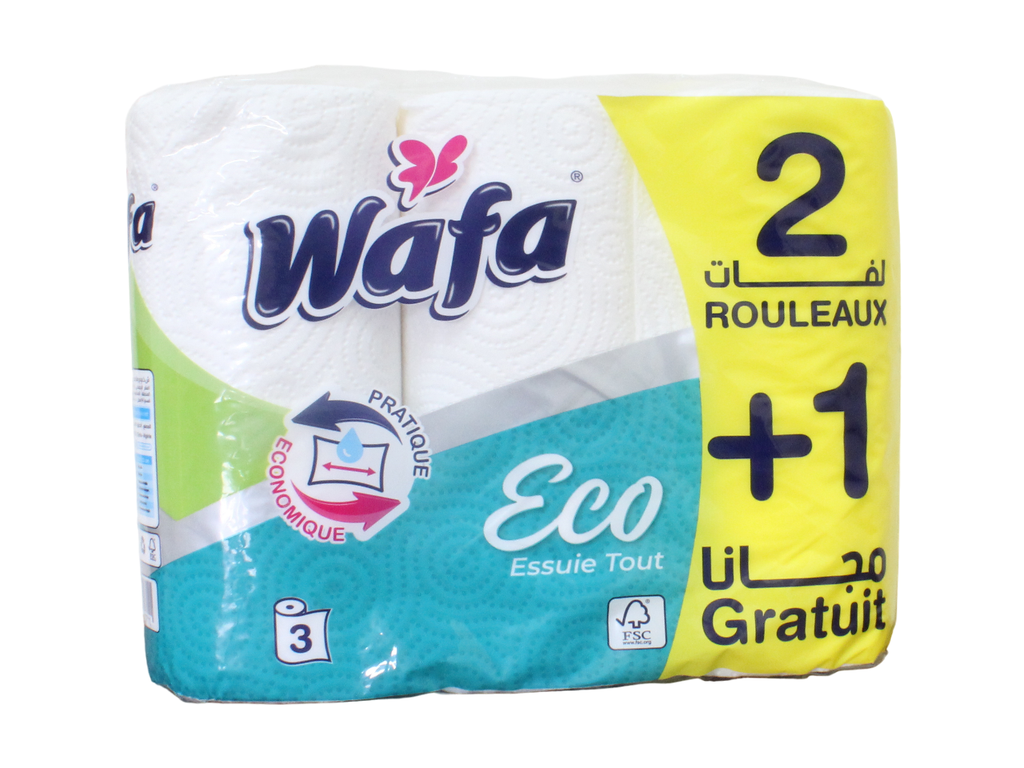 WAFA essuie tout eco 2+1 gratuit