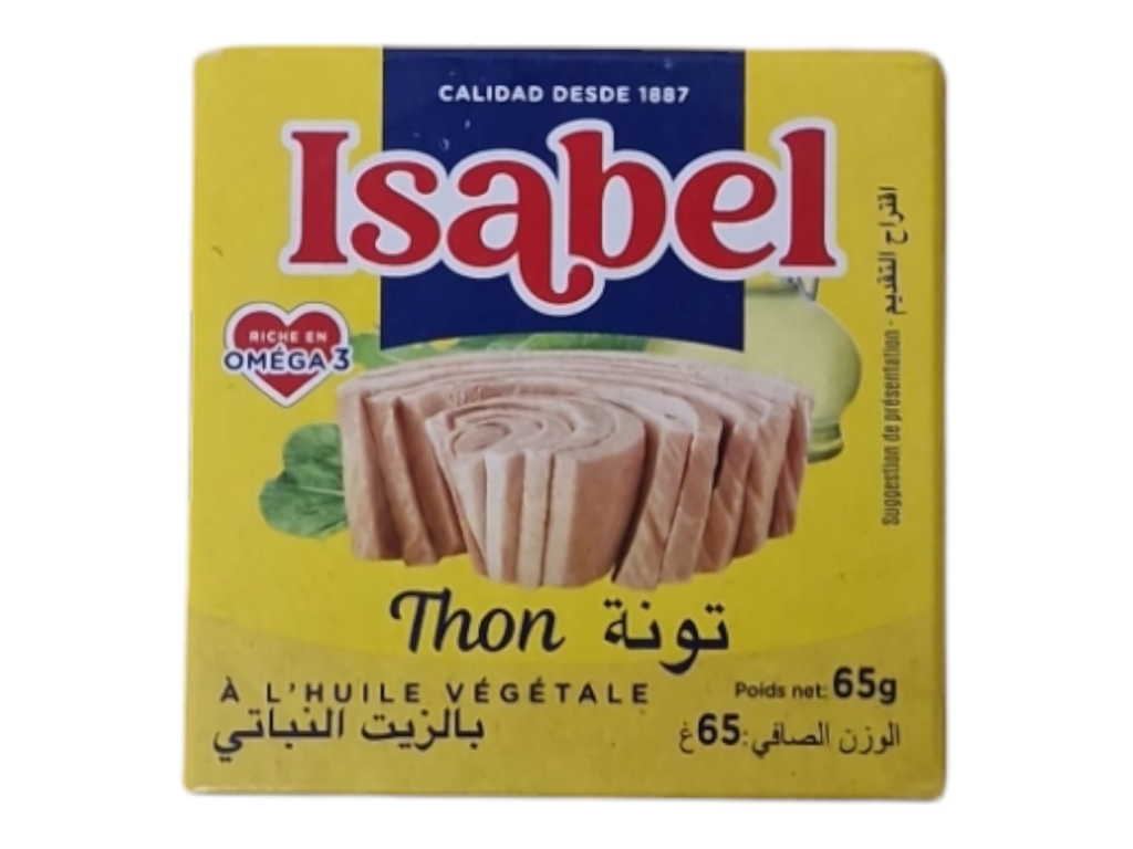 ISABEL thon a l'huile végétale 65g