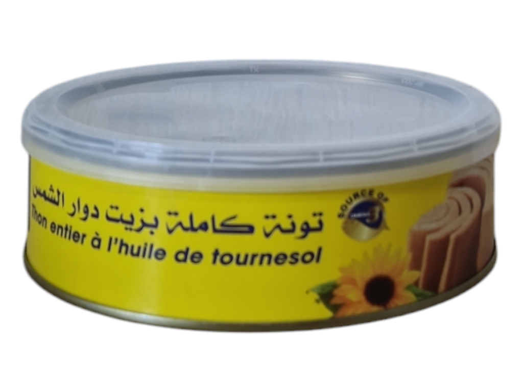 SIDI AHMED thon entier a l'huile de tornesol 600g