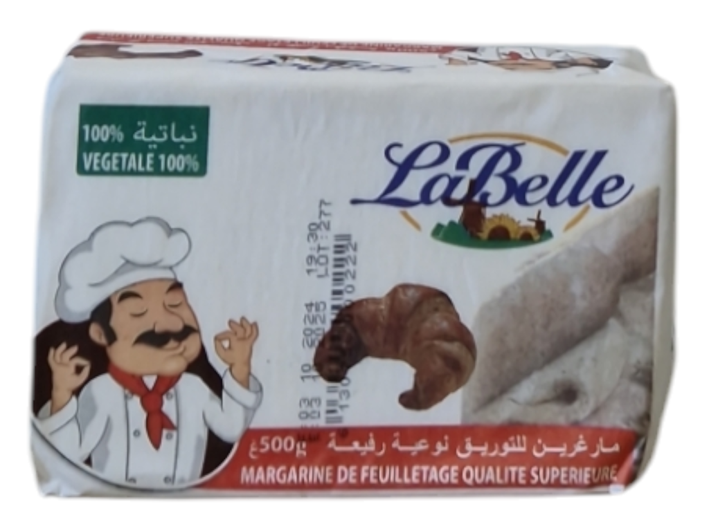 LA BELLE margarine de feuilletage 500g