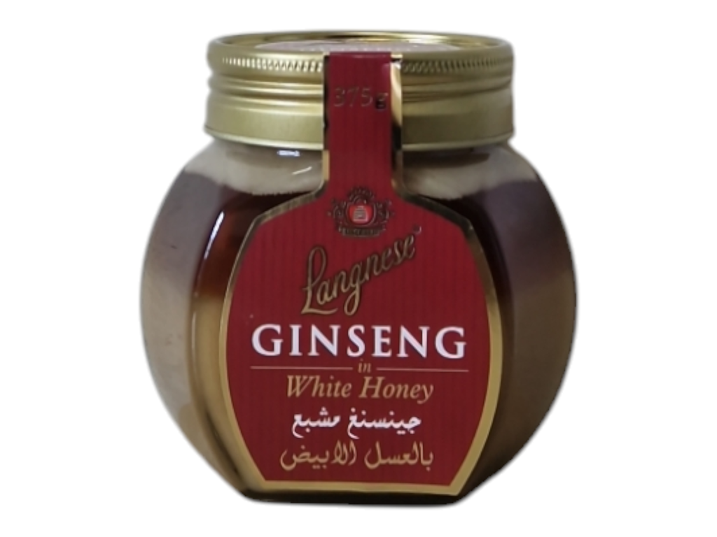 langnese ginseng miel blanc 375g