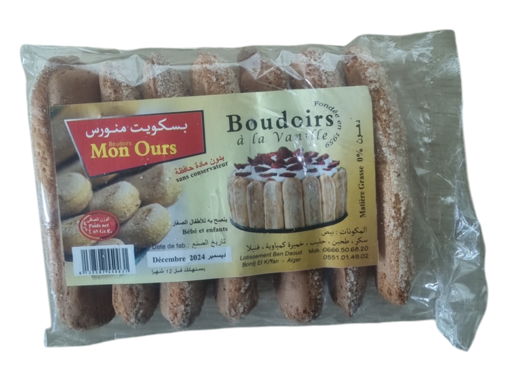 MON OURS biscuit boudoirs 65g