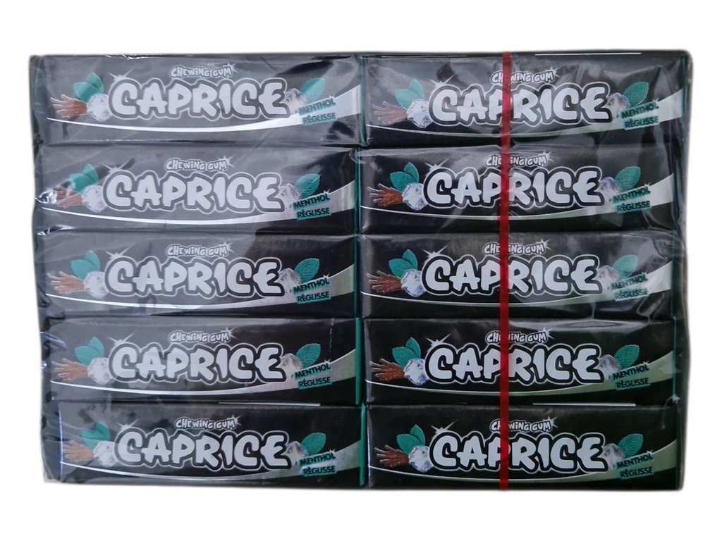 CAPRICE chewingum stick réglisse 5 pièce