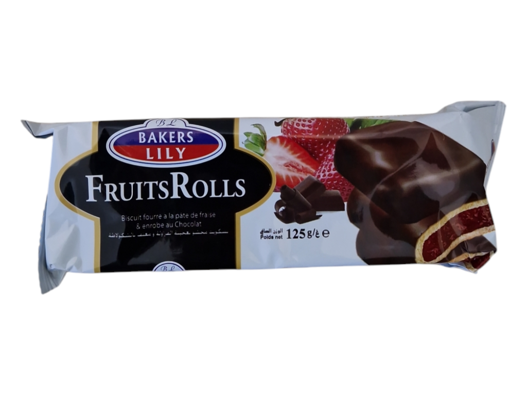 BAKERS LILY biscuit frese enrobe au chocolat 125g