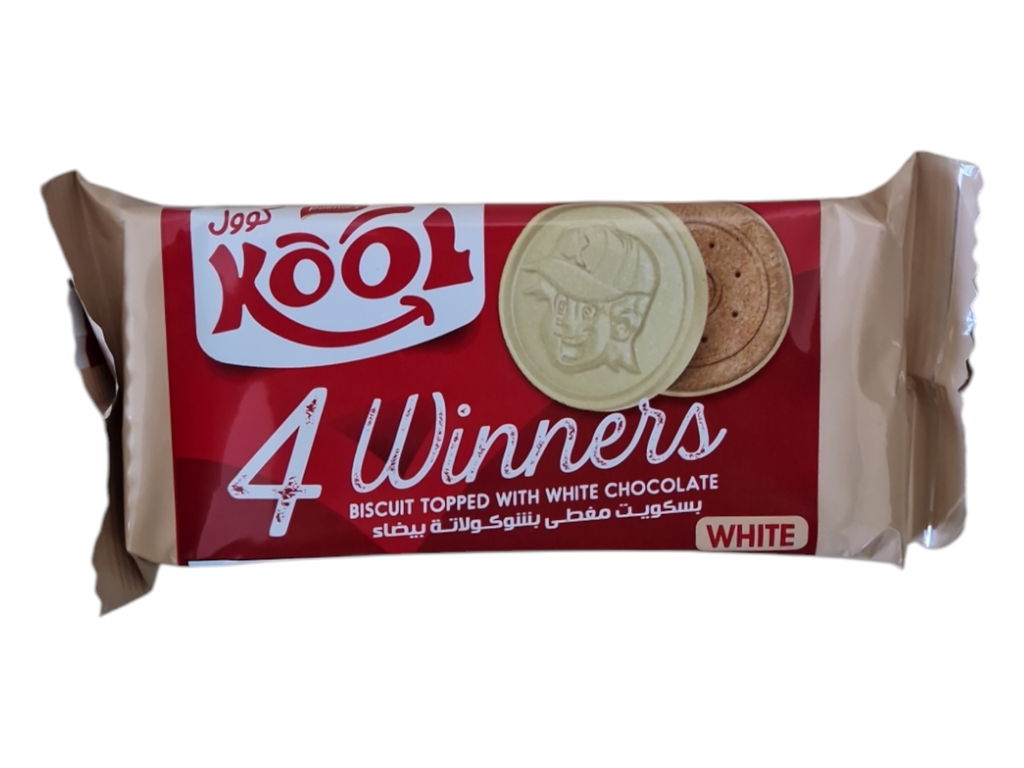 KOOL biscuit 4 winners blanc