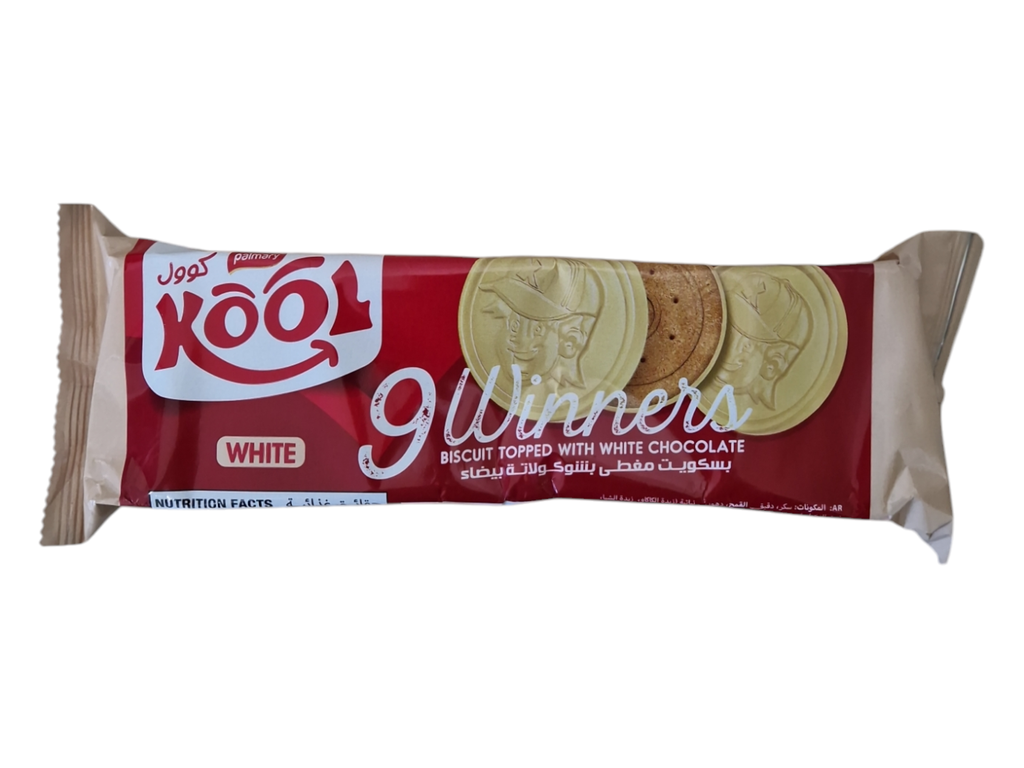 KOOL biscuit 9 winners blanc