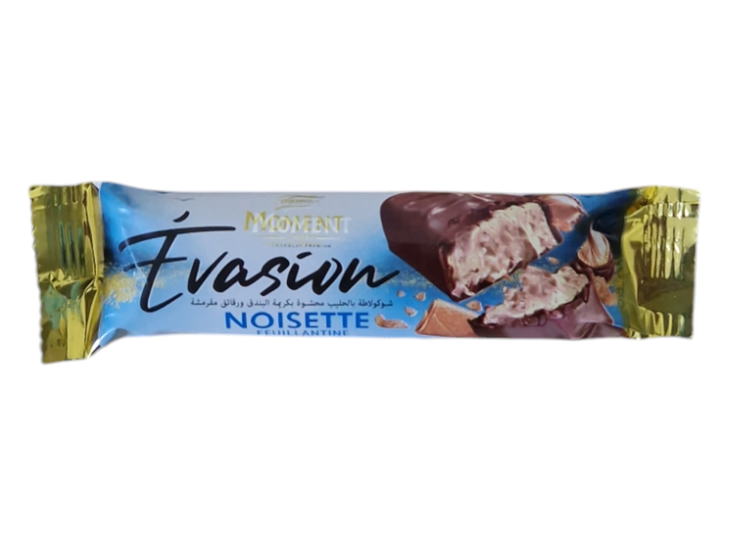 MOMENT bar evasion noisette chocolat