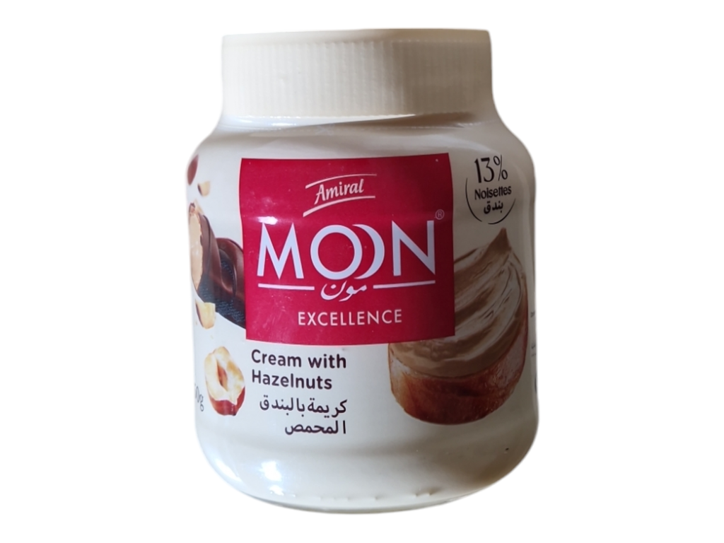 MOON creme de noisette blanc 350g