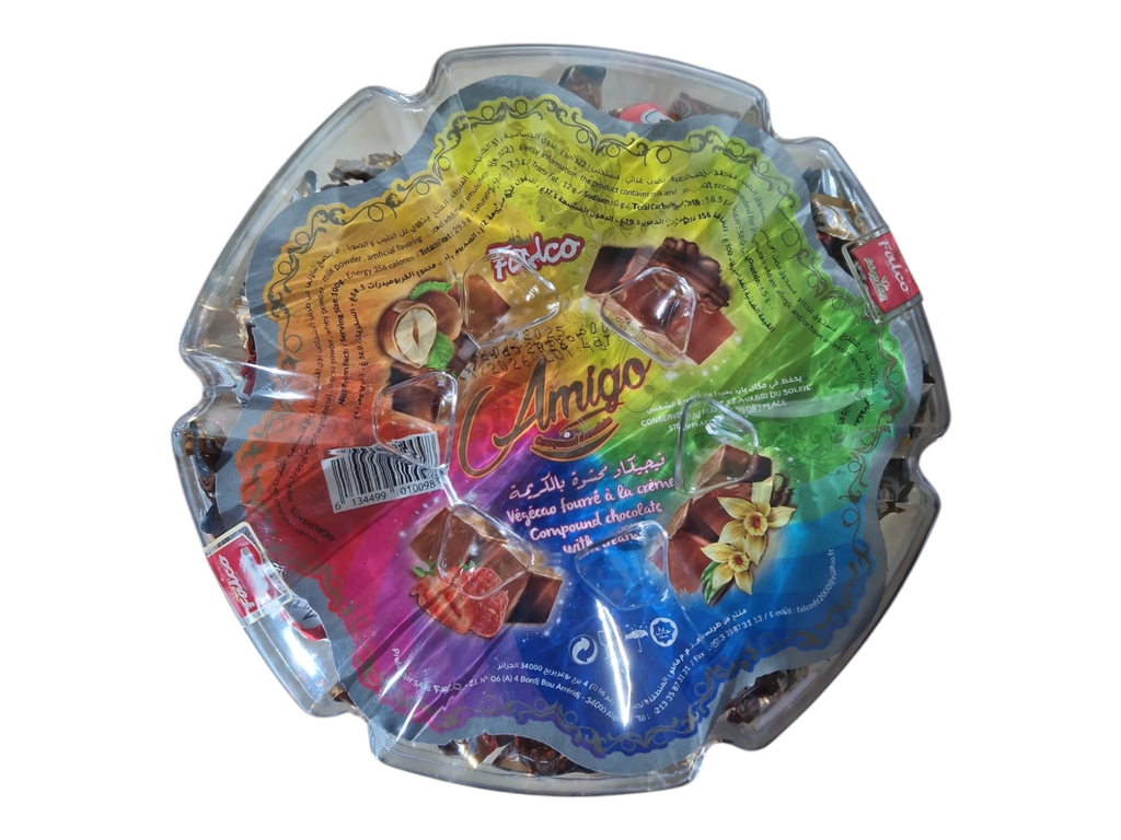 AMIGO chocolat fouré soucoupe