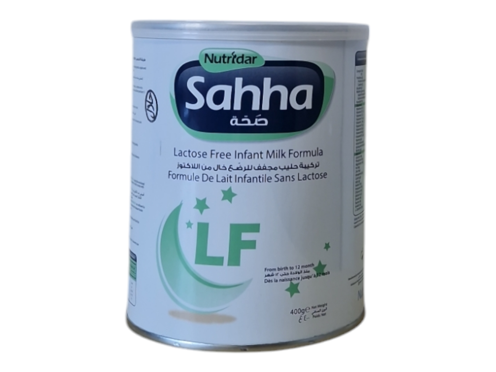 SAHHA formule de lait infantile sans lactose LF 400g