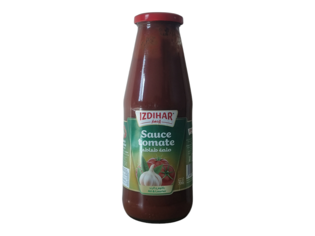 IZDIHAR sauce tomate ail & laurier bouteille 700g