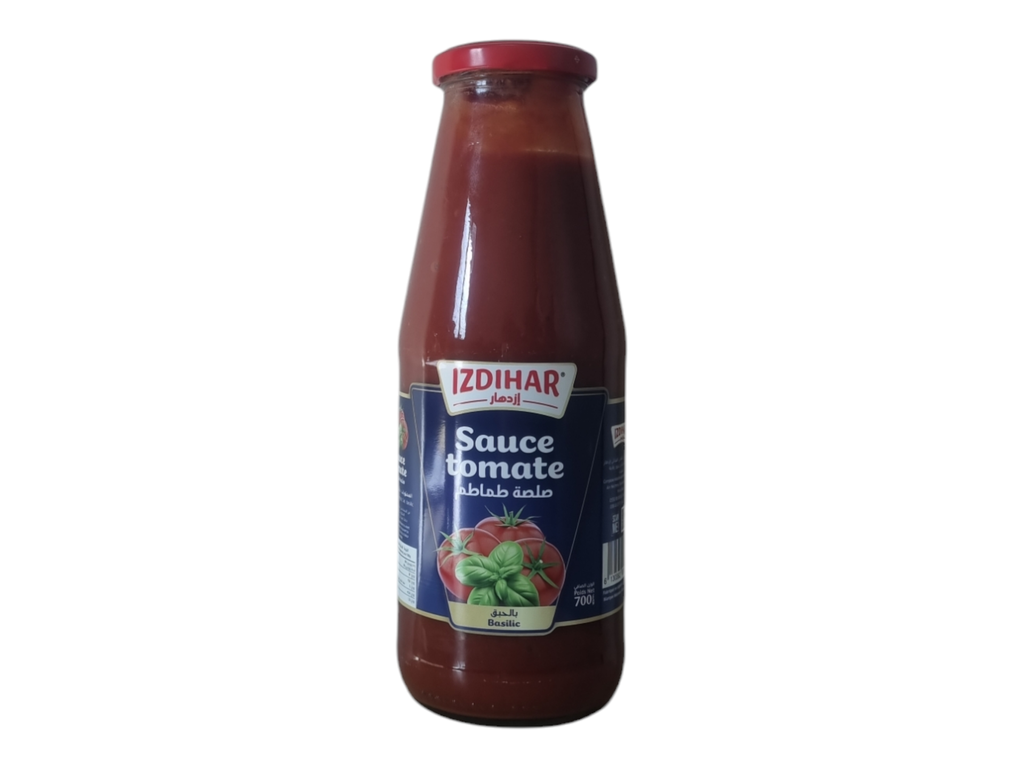 IZDIHAR sauce tomate basilic bouteille 700g