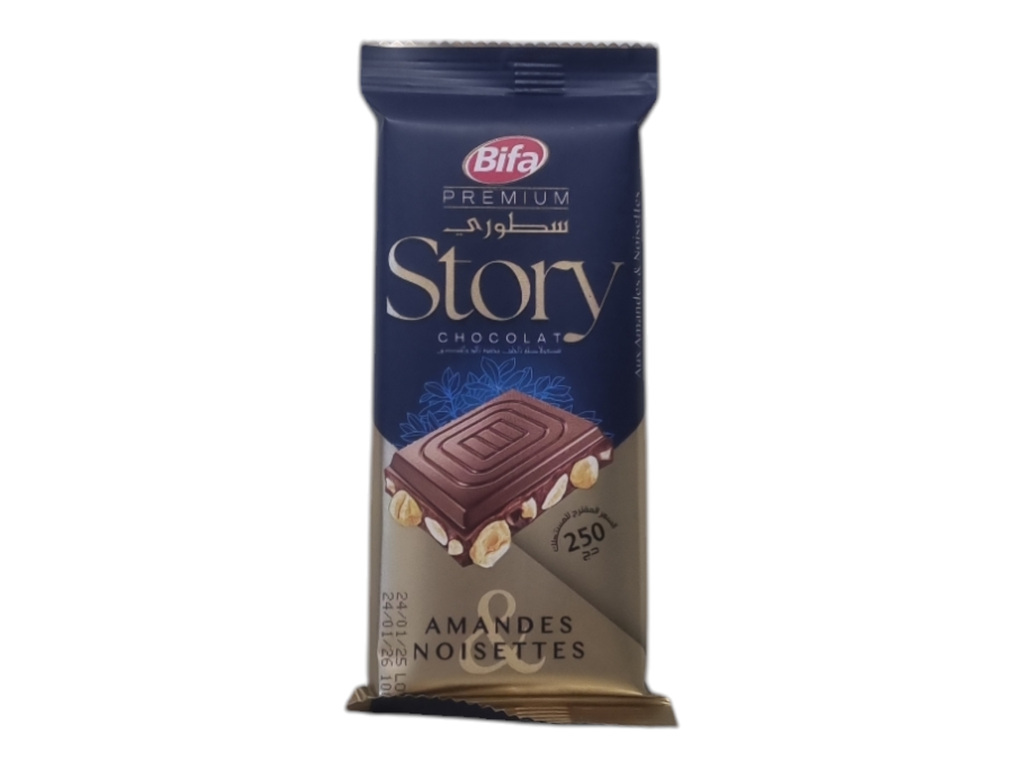 STORY chocolat amandes noisettes 115g