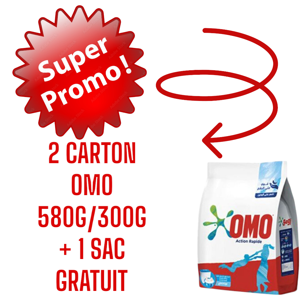 PROMOTION OMO 1 SAC GRATUIT